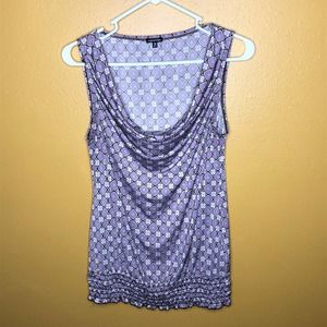 Maurices Tank Top Purple Slouch Neck Sleeveless, M